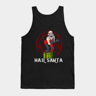 Hail Santa Christmas Occult I Heavy Metal Satan graphic Tank Top